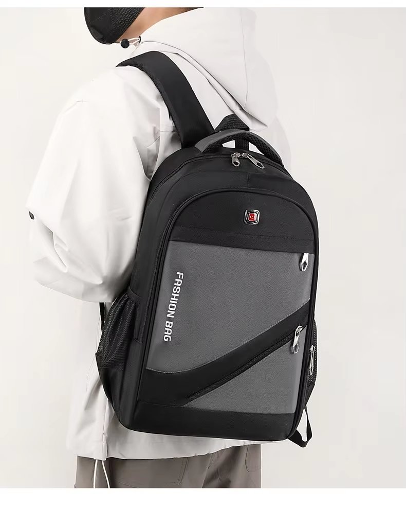 Water-Resistant Large Capacity Outdoor Travel School Nylon Laptop Backpack product detail