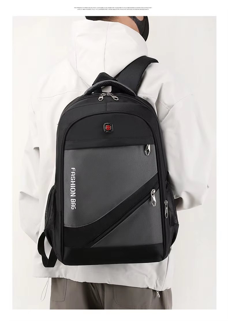 Water-Resistant Large Capacity Outdoor Travel School Nylon Laptop Backpack product detail