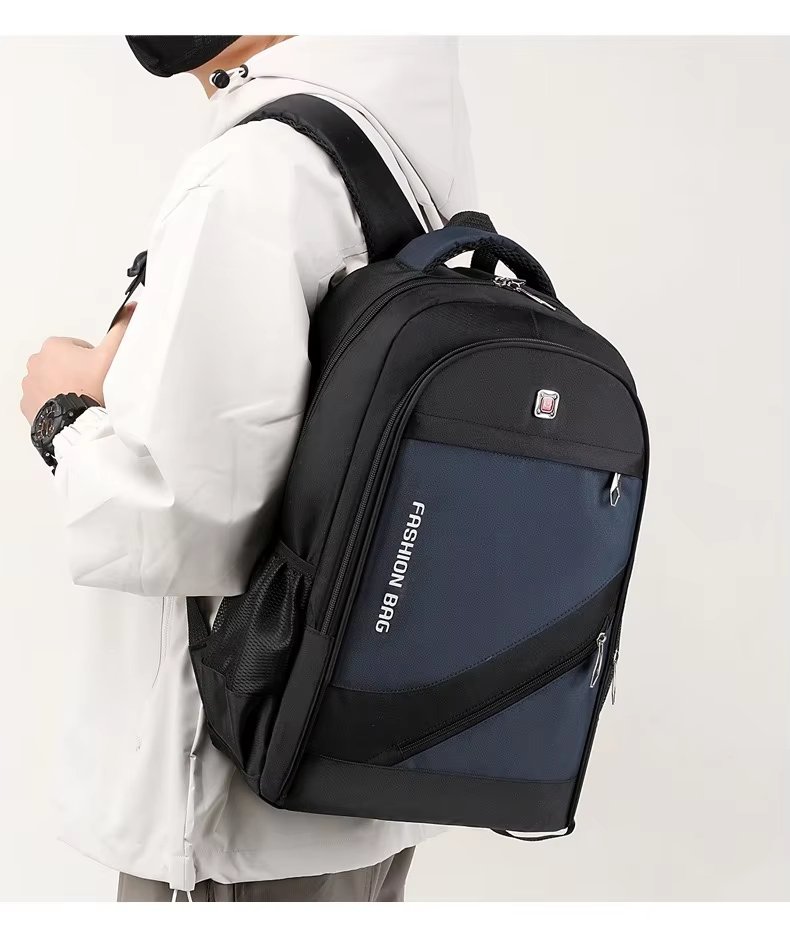 Water-Resistant Large Capacity Outdoor Travel School Nylon Laptop Backpack product detail