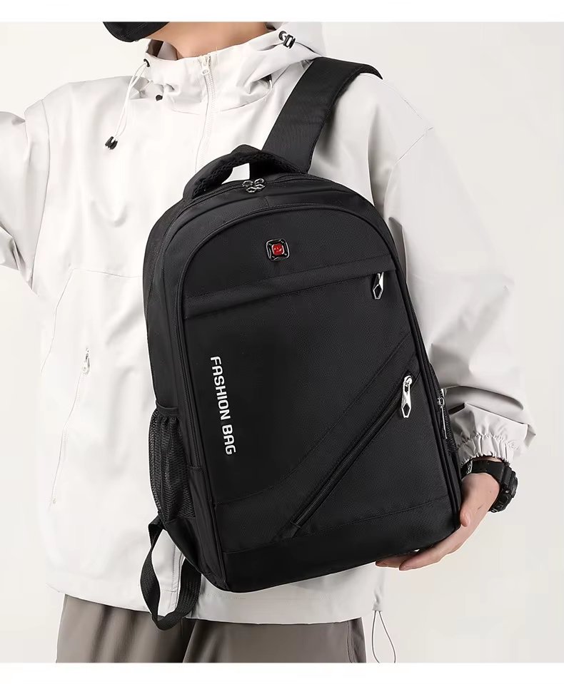 Water-Resistant Large Capacity Outdoor Travel School Nylon Laptop Backpack product detail