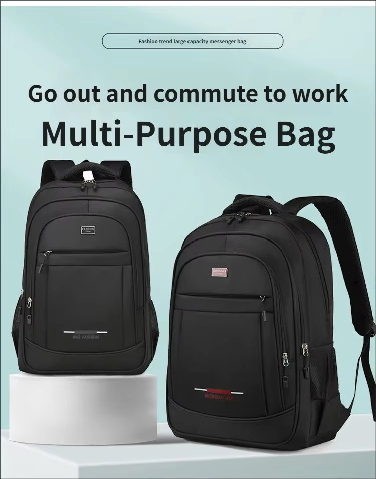 Large Capacity Outdoor Business Travel School Oxford Laptop Backpack product detail