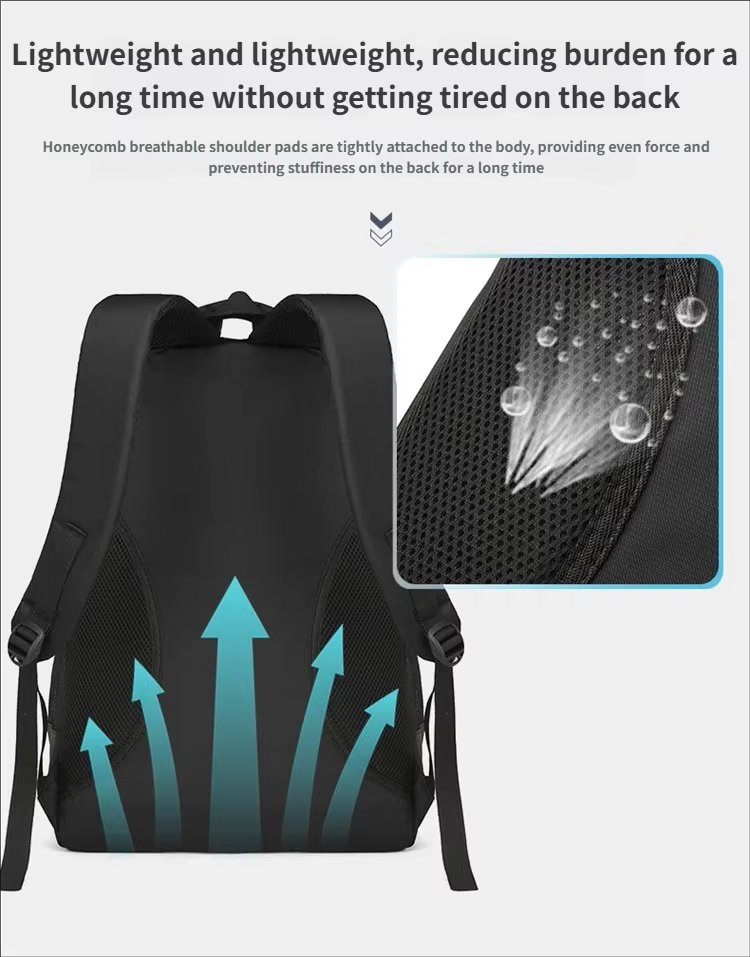Large Capacity Outdoor Business Travel School Oxford Laptop Backpack product detail
