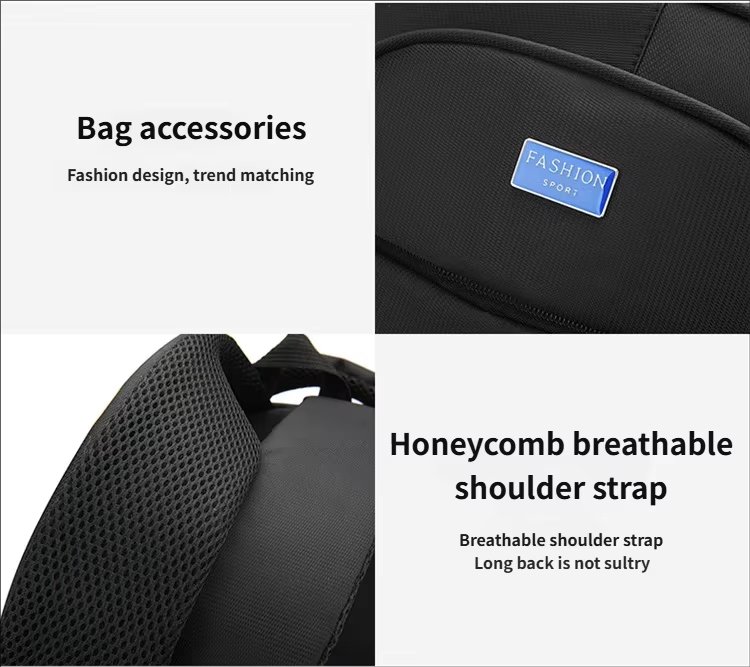 Large Capacity Outdoor Business Travel School Oxford Laptop Backpack product detail