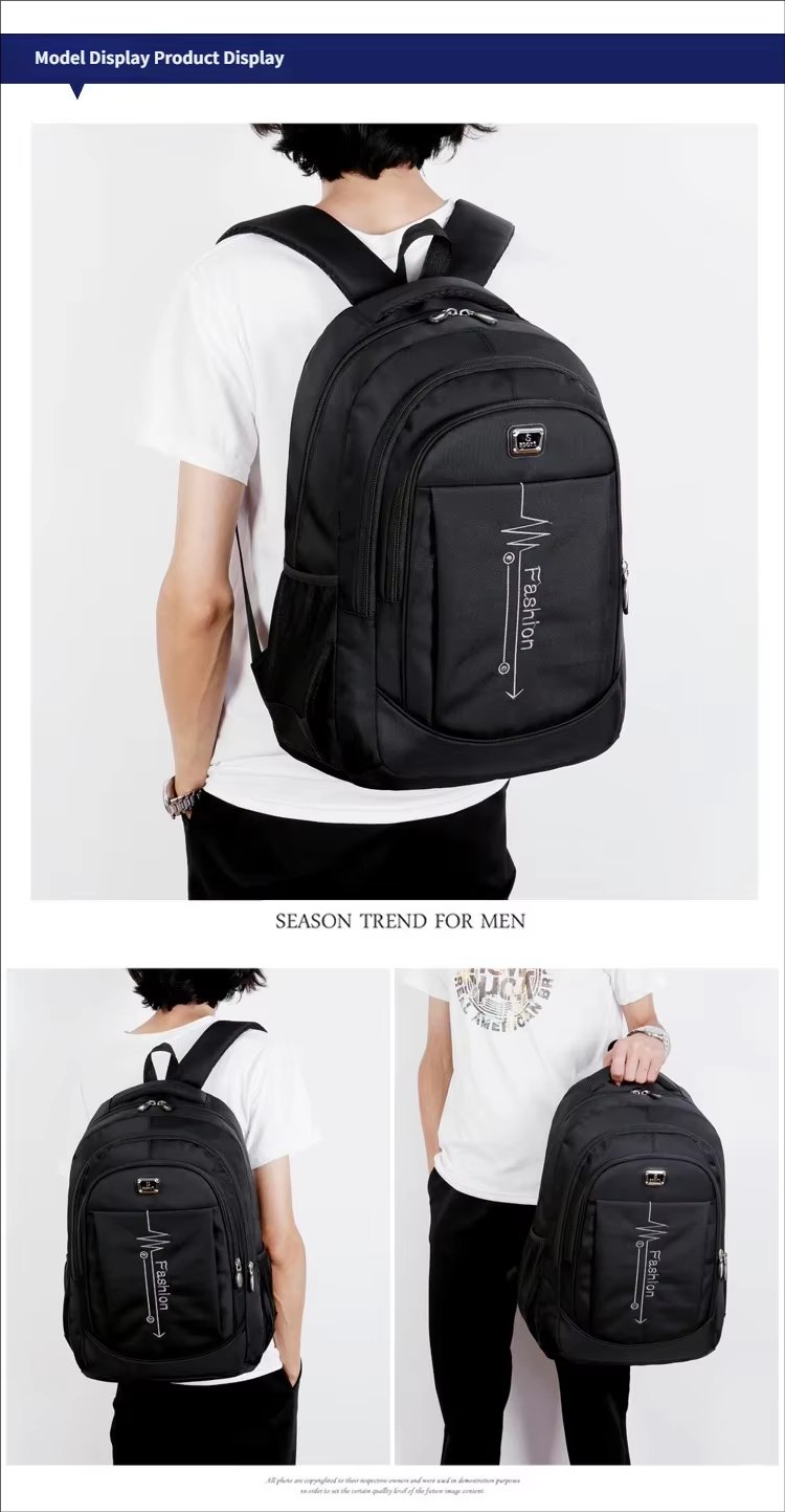 Water-Resistant Large Capacity Business Travel School Oxford Laptop Backpack product detail