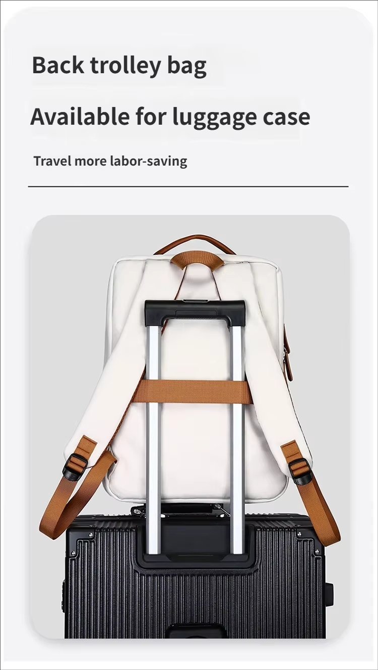 Water-Resistant Large Capacity Lightweight USB Modern Oxford Laptop Backpack product detail