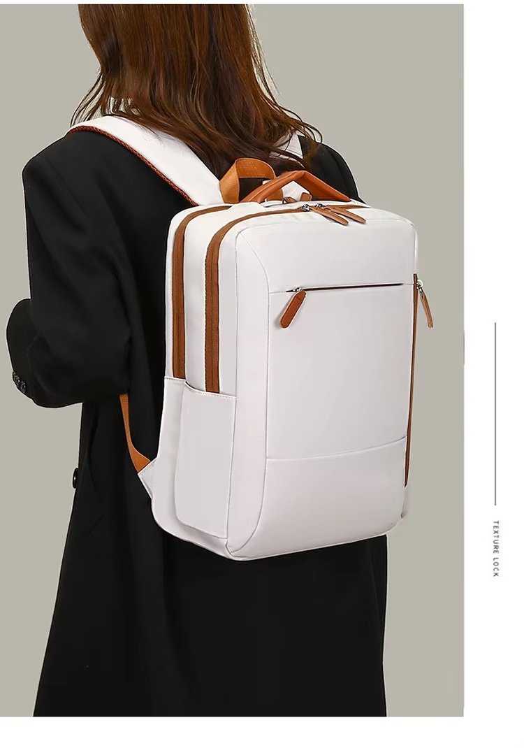 Water-Resistant Large Capacity Lightweight USB Modern Oxford Laptop Backpack product detail