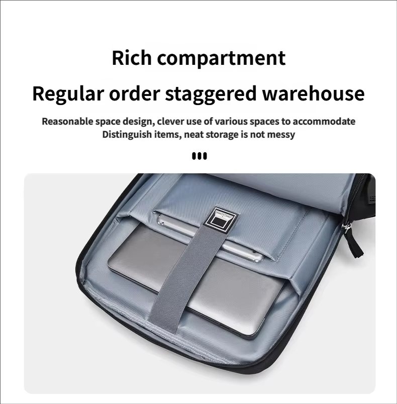 Water-Resistant Large Capacity Business Travel School Oxford Laptop Backpack product detail