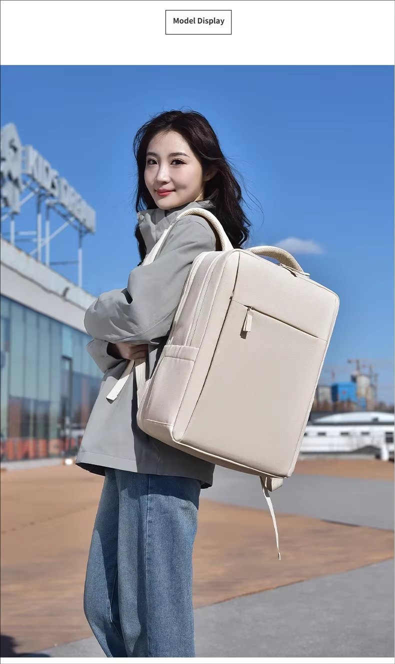 Water-Resistant Large Capacity Business Travel School Oxford Laptop Backpack product detail