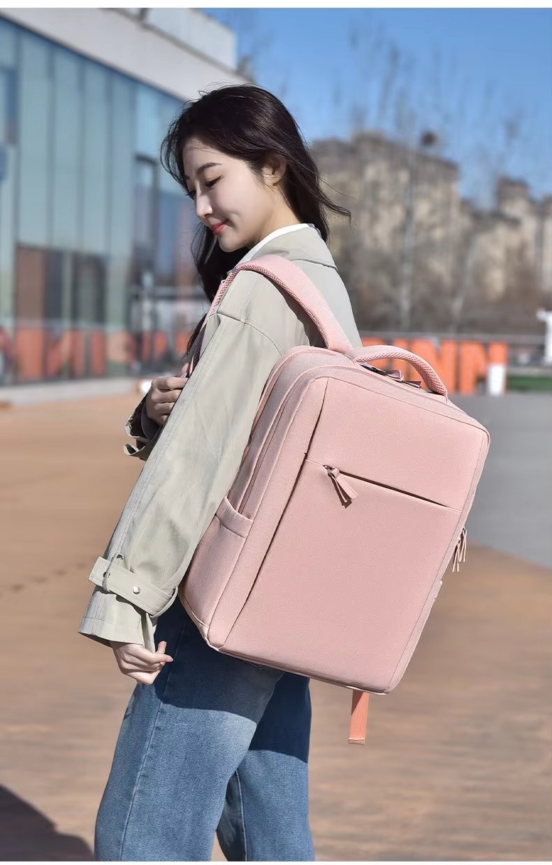 Water-Resistant Large Capacity Business Travel School Oxford Laptop Backpack product detail