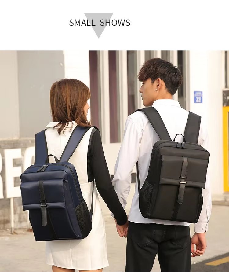 Water-Resistant Large Capacity Business Travel School Nylon Laptop Backpack product detail
