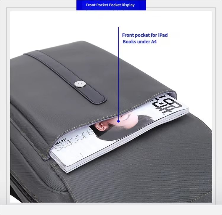 Water-Resistant Large Capacity Business Travel School Nylon Laptop Backpack product detail