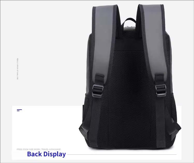 Water-Resistant Large Capacity Business Travel School Nylon Laptop Backpack product detail