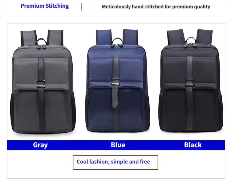 Water-Resistant Large Capacity Business Travel School Nylon Laptop Backpack product detail