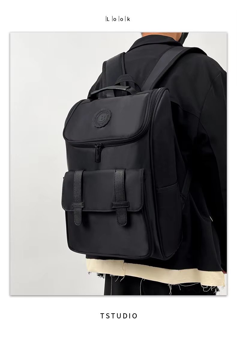 Water-Resistant Lightweight Modern Business Travel Oxford Laptop Backpack product detail
