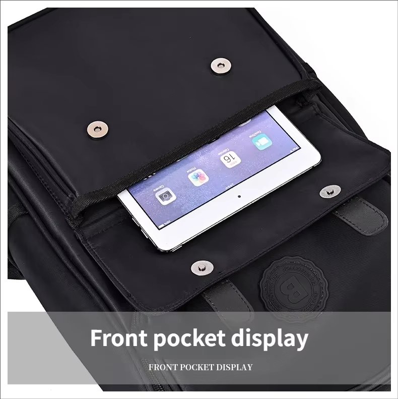Water-Resistant Lightweight Modern Business Travel Oxford Laptop Backpack product detail