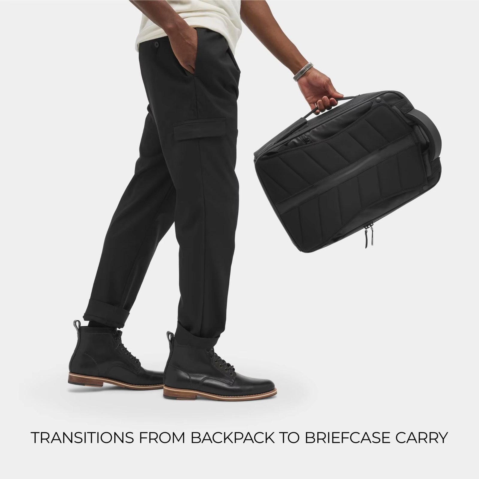 Large Capacity Expandable Business Travel Polyester Laptop Backpack product detail
