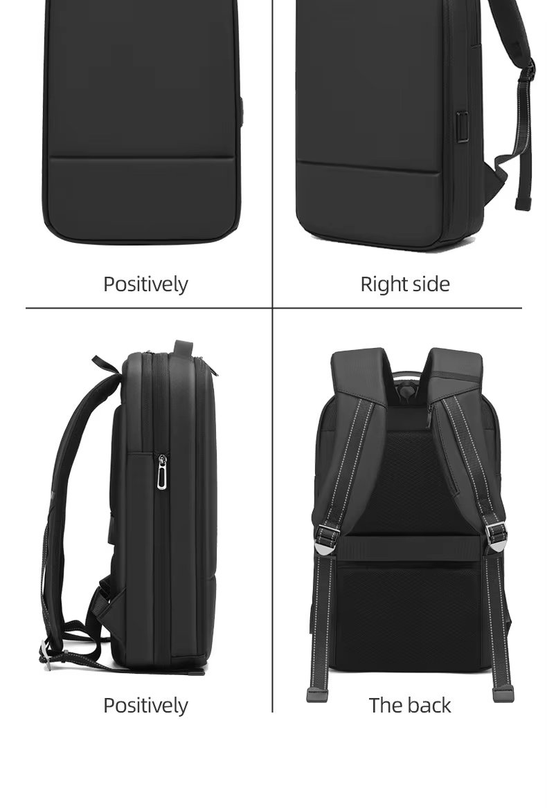 Large Capacity Expandable Lightweight USB Slim Oxford Laptop Backpack product detail