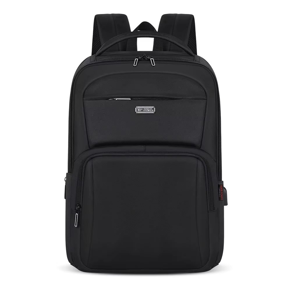 Water-Resistant Large Capacity USB Business Travel Oxford Laptop Backpack product detail