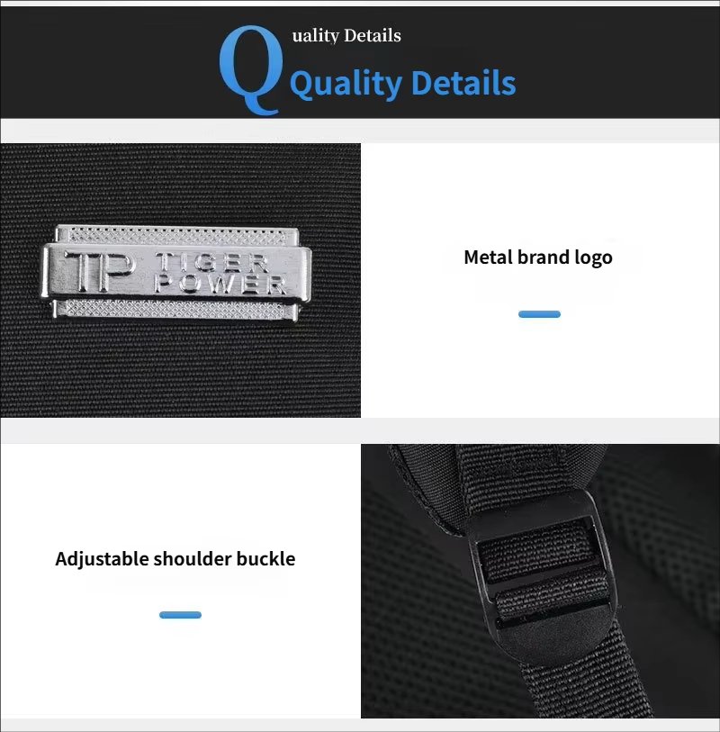 Water-Resistant Large Capacity USB Business Travel Oxford Laptop Backpack product detail