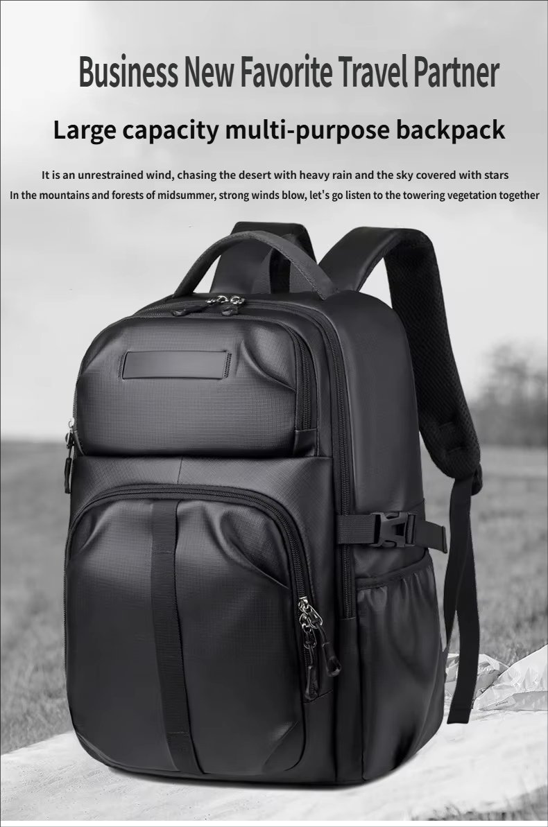 Anti-Theft Water-Resistant Large Capacity Modern Business Oxford Laptop Backpack product detail