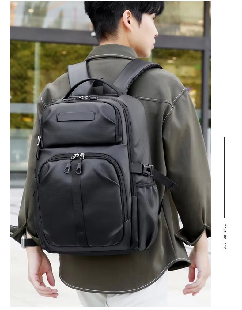 Anti-Theft Water-Resistant Large Capacity Modern Business Oxford Laptop Backpack product detail