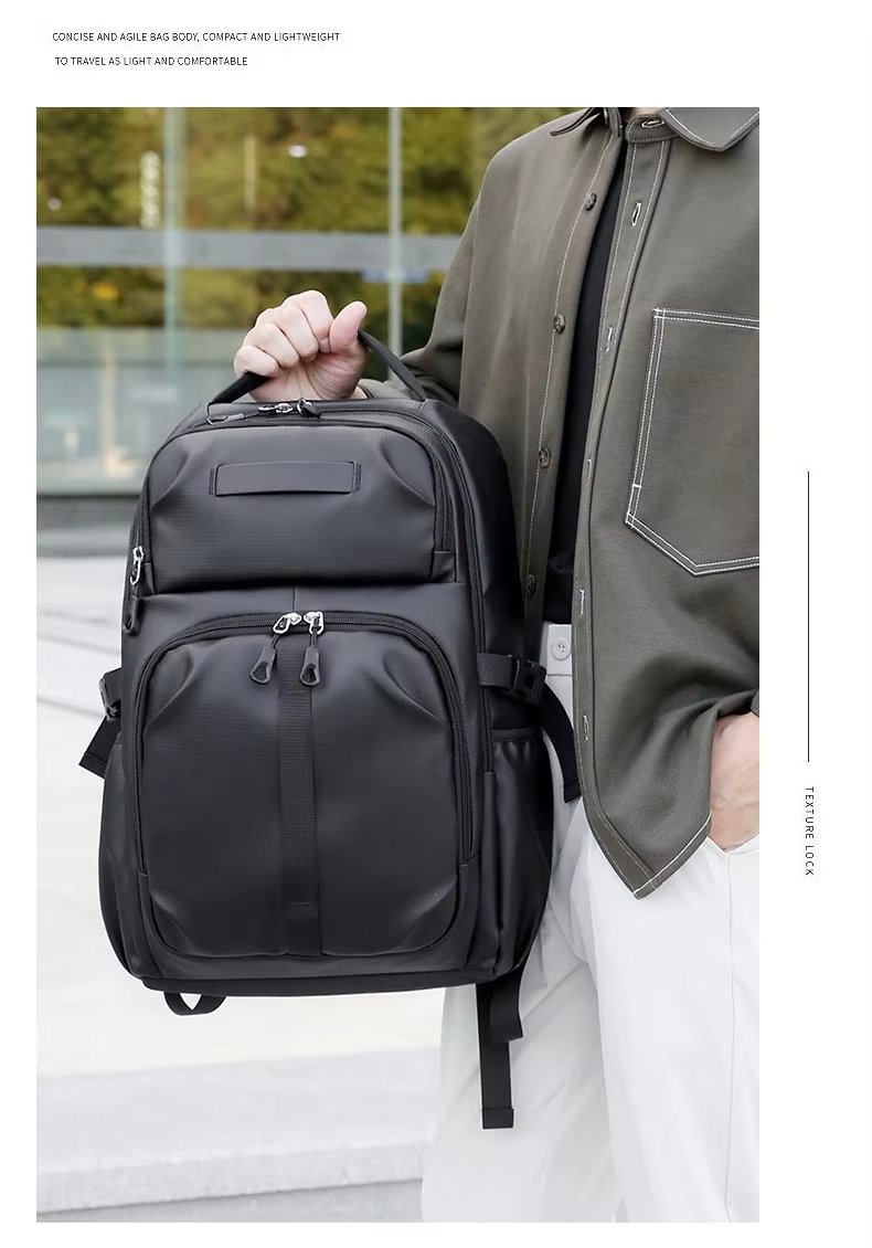 Anti-Theft Water-Resistant Large Capacity Modern Business Oxford Laptop Backpack product detail
