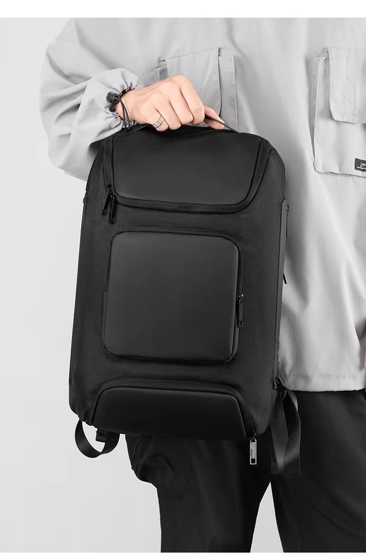 Anti-Theft Water-Resistant Large Capacity USB Business Oxford Laptop Backpack product detail