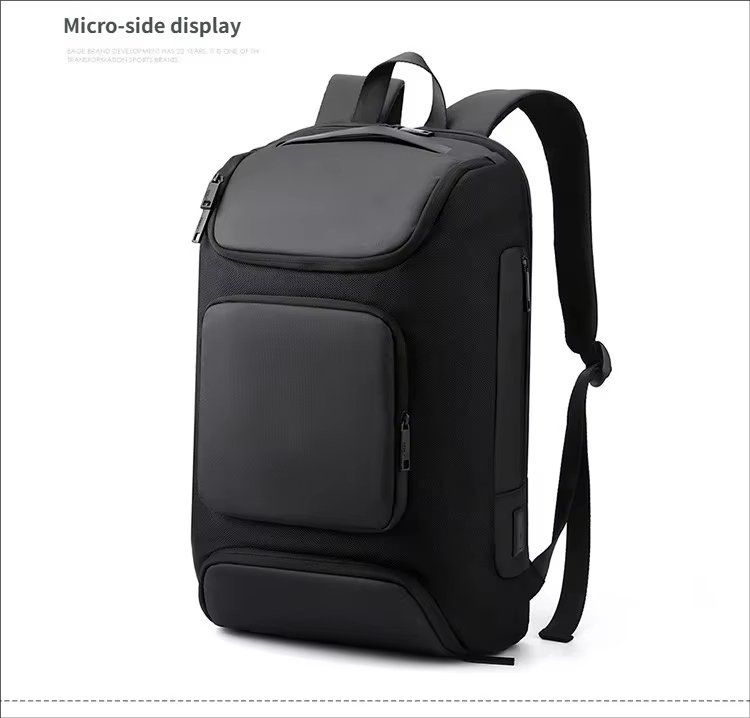Anti-Theft Water-Resistant Large Capacity USB Business Oxford Laptop Backpack product detail