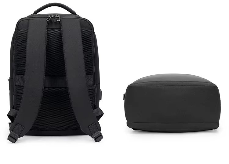 Water-Resistant Large Capacity USB Business Travel Oxford Laptop Backpack product detail