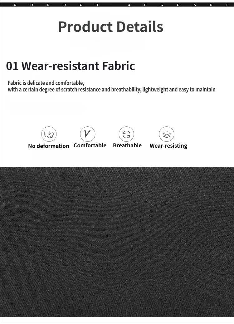 Water-Resistant Large Capacity USB Business Travel Oxford Laptop Backpack product detail