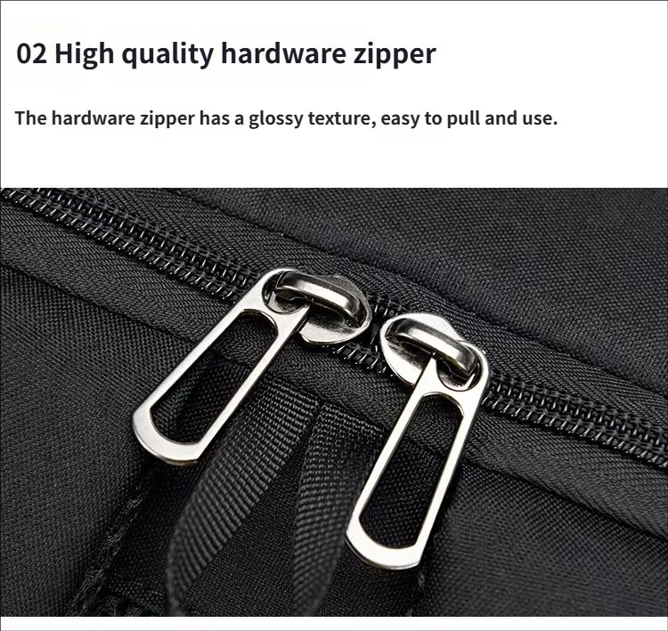 Water-Resistant Large Capacity USB Business Travel Oxford Laptop Backpack product detail