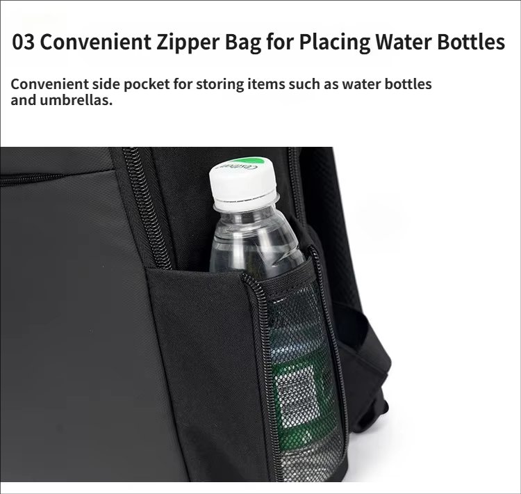 Water-Resistant Large Capacity USB Business Travel Oxford Laptop Backpack product detail