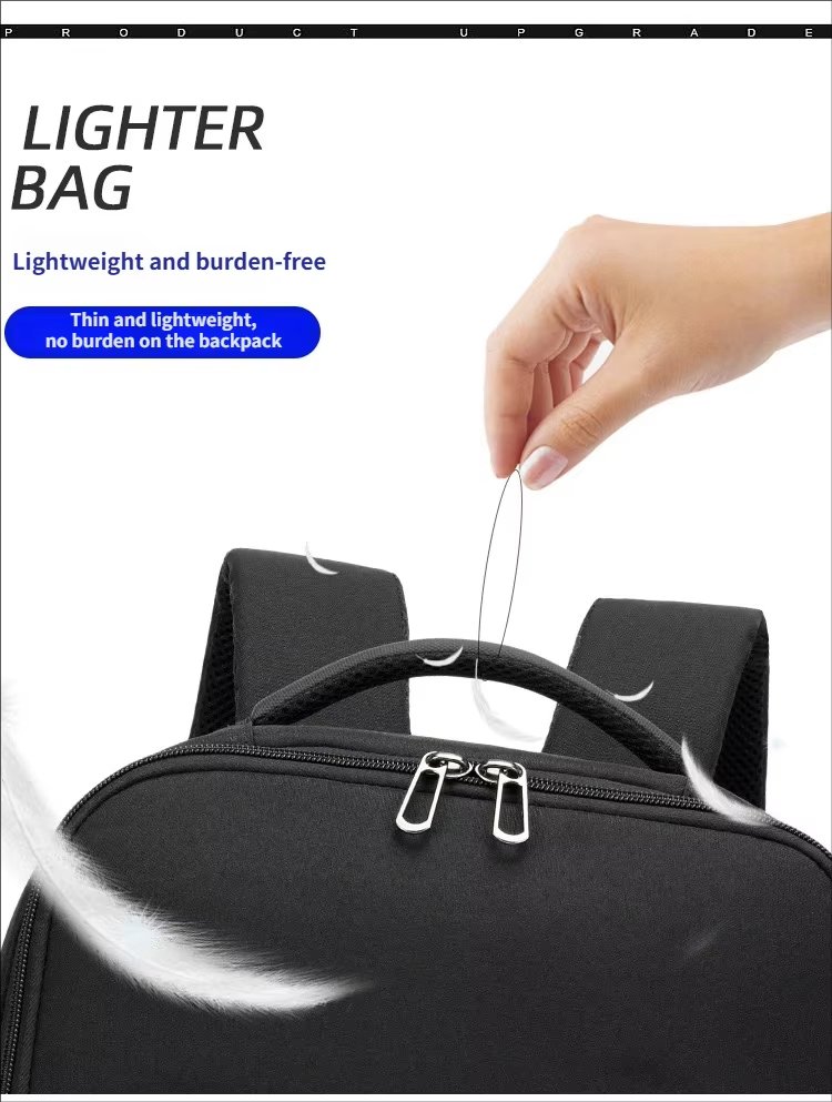 Water-Resistant Large Capacity USB Business Travel Oxford Laptop Backpack product detail