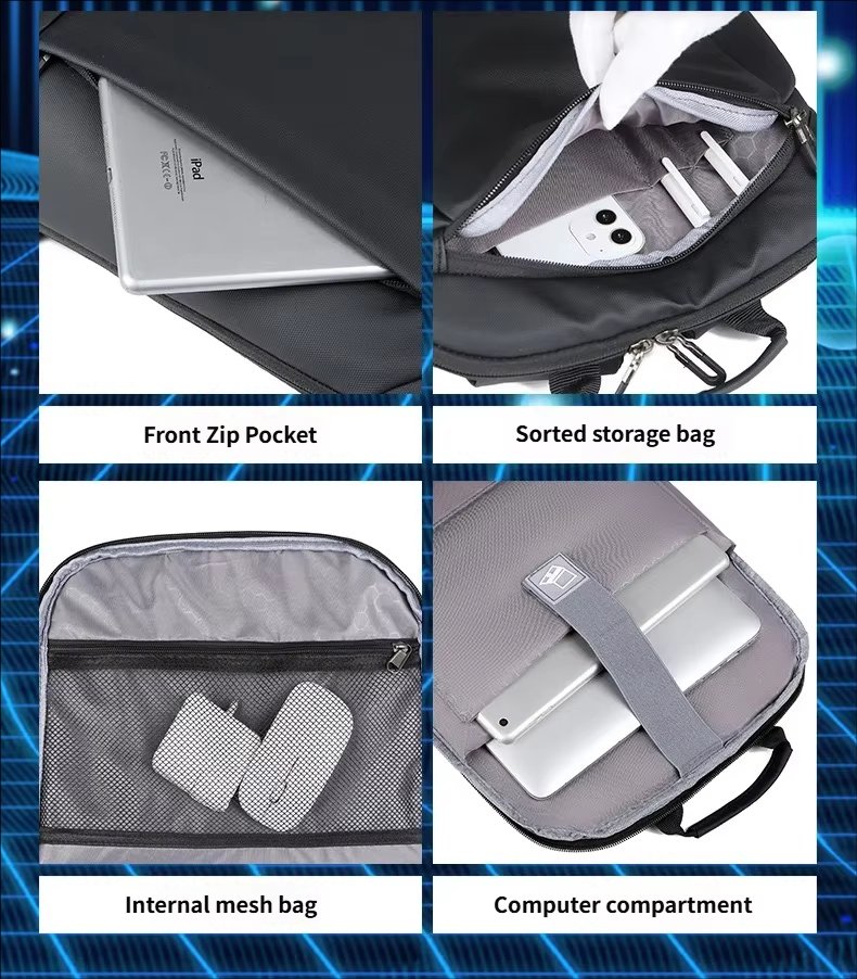 Water-Resistant Lightweight Business Travel School Oxford Laptop Backpack product detail