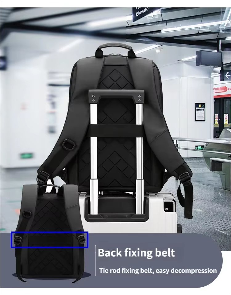 Water-Resistant Lightweight Business Travel School Oxford Laptop Backpack product detail