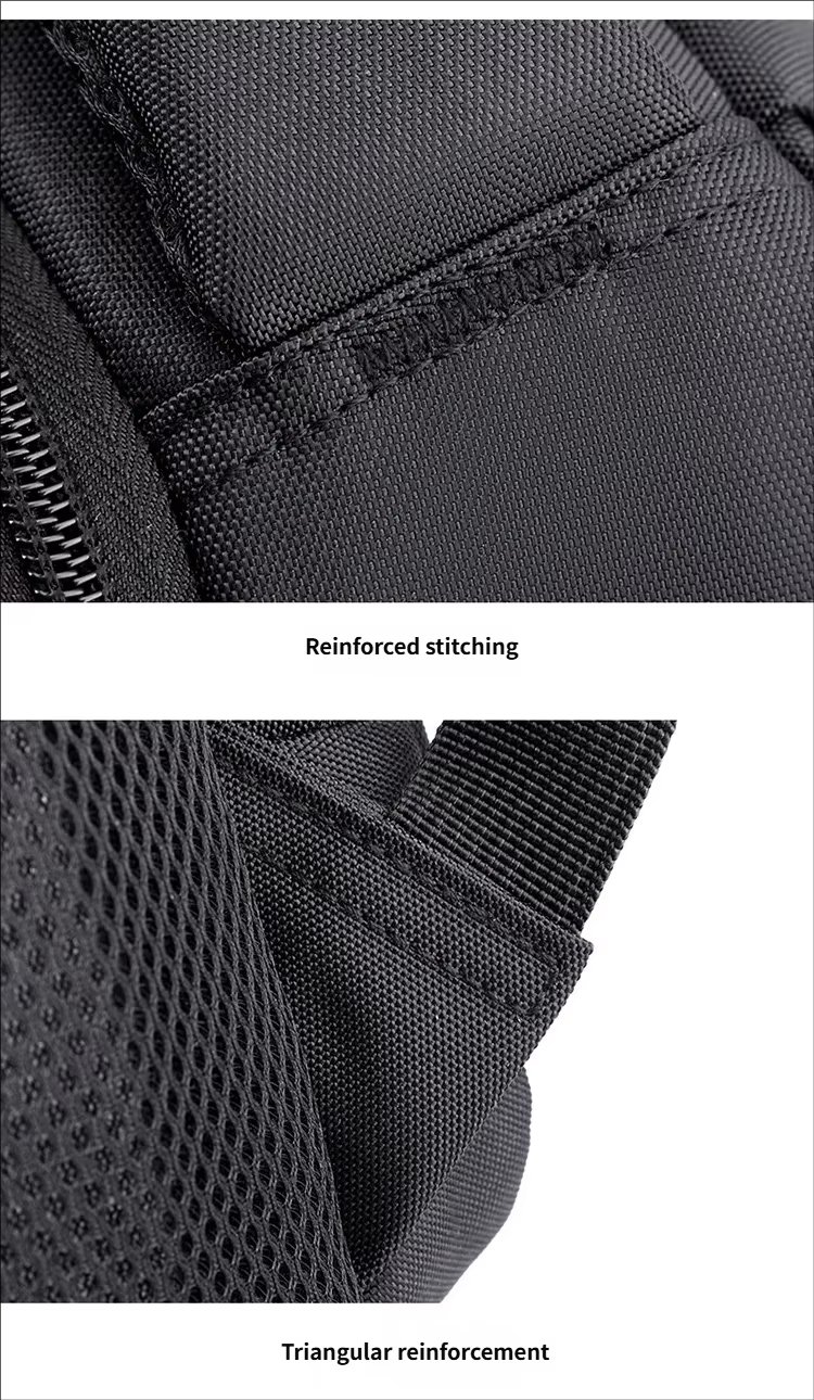 Water-Resistant Large Capacity Lightweight USB Modern Oxford Laptop Backpack product detail