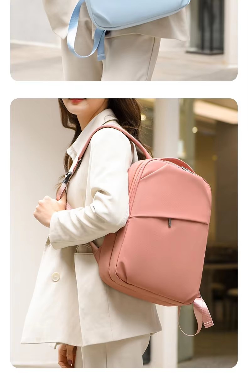 Large Capacity Lightweight Business Travel School Nylon Laptop Backpack product detail