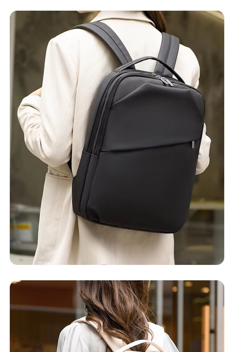 Large Capacity Lightweight Business Travel School Nylon Laptop Backpack product detail