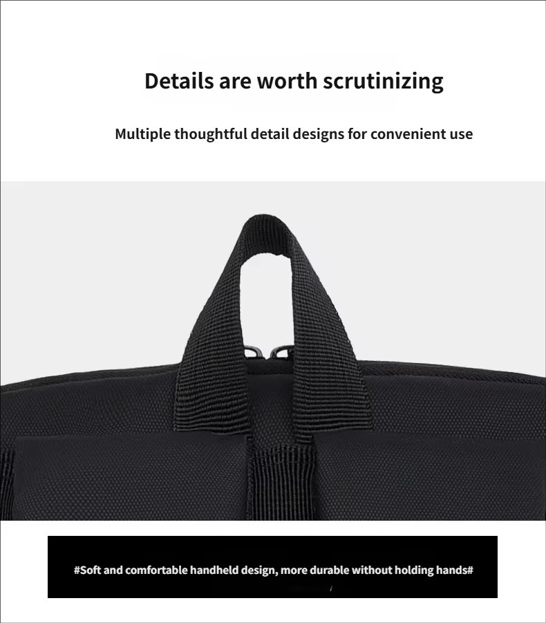 Large Capacity Expandable Lightweight Slim Business Oxford Laptop Backpack product detail