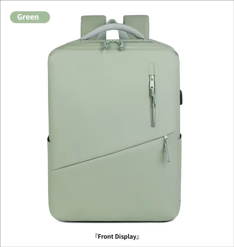 Water-Resistant Large Capacity USB Travel School Oxford Laptop Backpack product detail