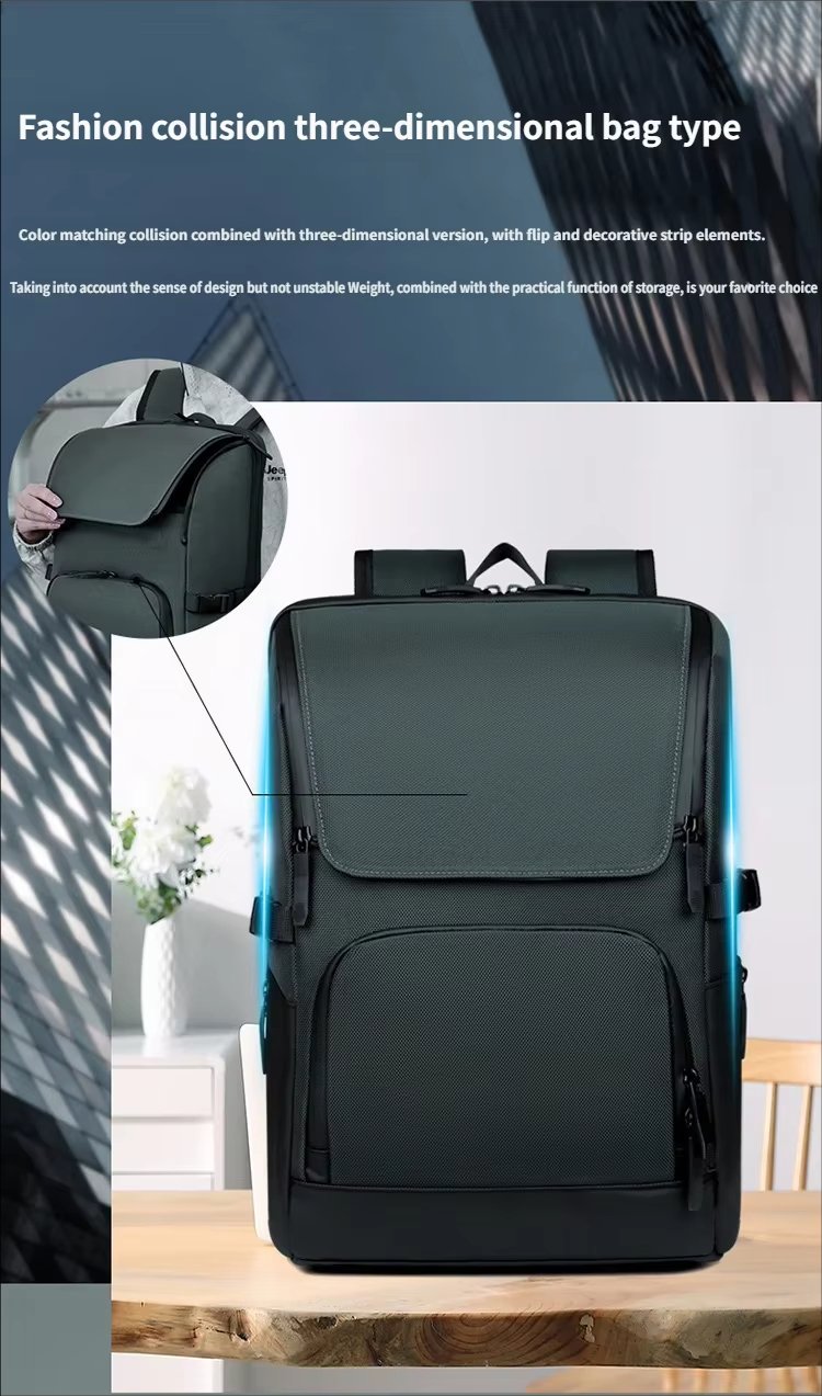Water-Resistant Large Capacity Business Travel School Laptop Backpack product detail