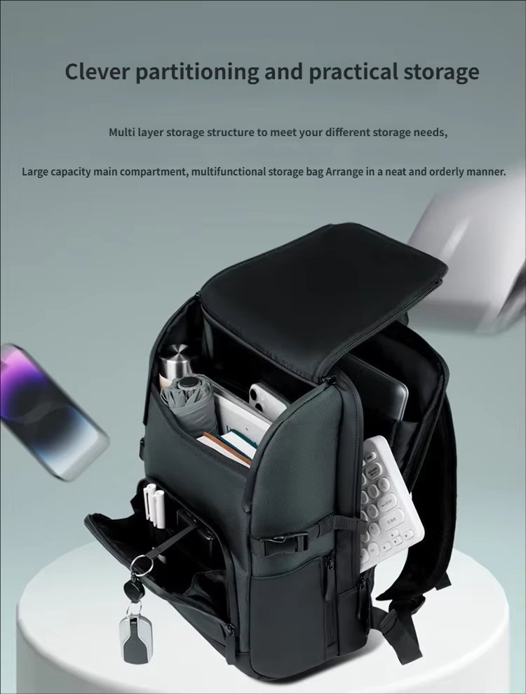 Water-Resistant Large Capacity Business Travel School Laptop Backpack product detail