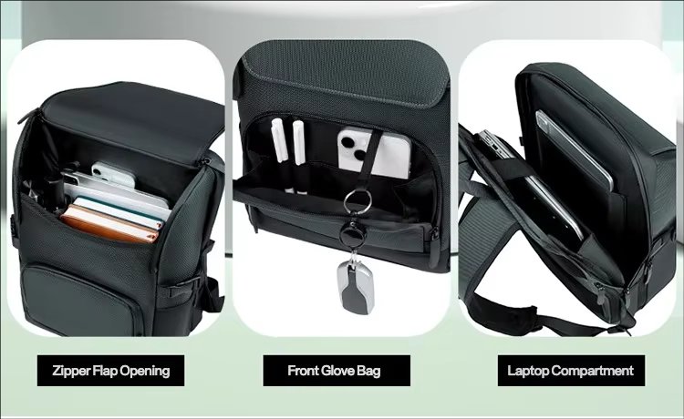 Water-Resistant Large Capacity Business Travel School Laptop Backpack product detail
