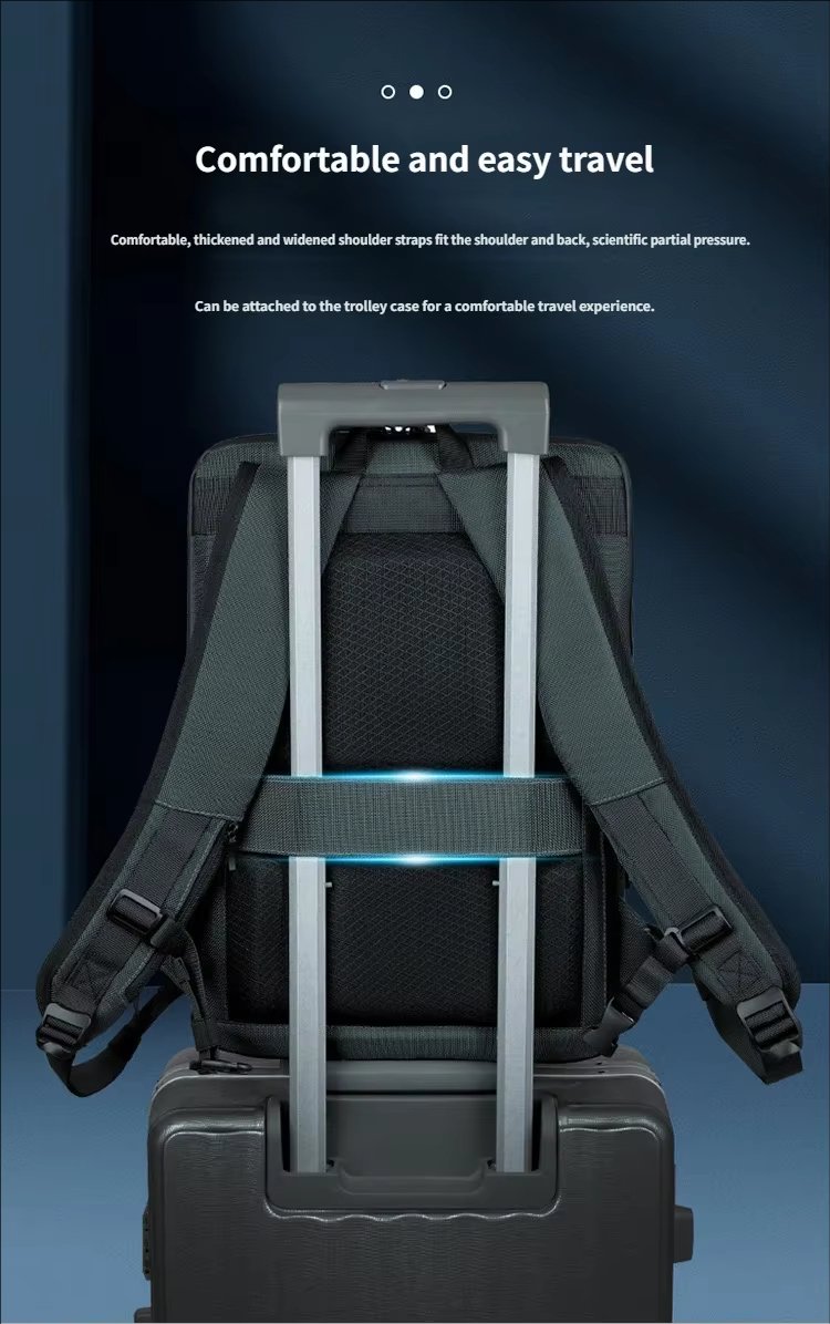 Water-Resistant Large Capacity Business Travel School Laptop Backpack product detail