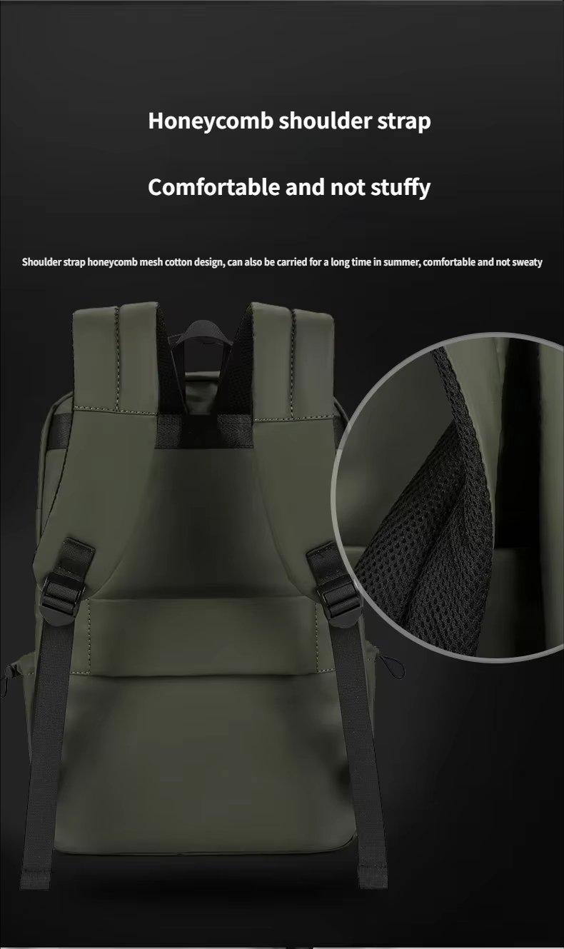 Water-Resistant Large Capacity Business Travel School Oxford Laptop Backpack product detail