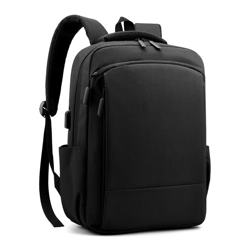 Water-Resistant Large Capacity USB Business School Nylon Laptop Backpack product detail