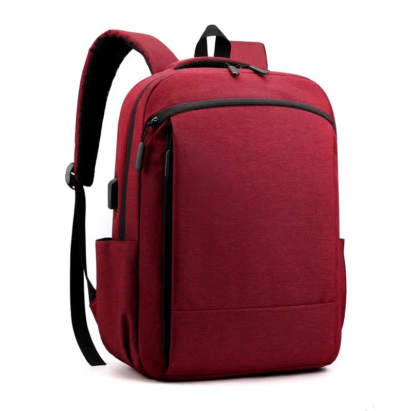 Water-Resistant Large Capacity USB Business School Nylon Laptop Backpack product detail