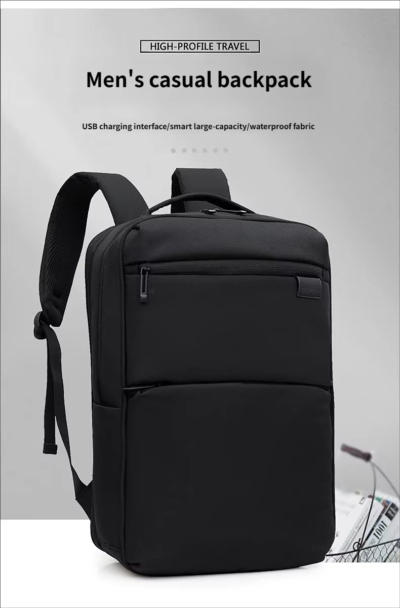 Water-Resistant Large Capacity Modern Outdoor Business Oxford Laptop Backpack product detail