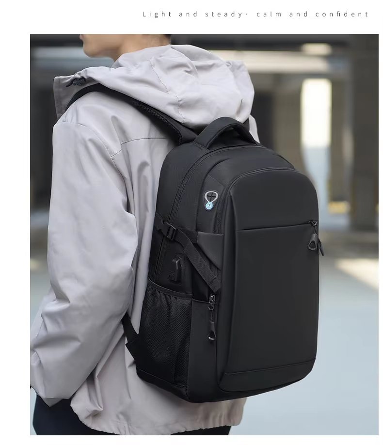 Anti-Theft Water-Resistant Large Capacity USB Business Oxford Laptop Backpack product detail