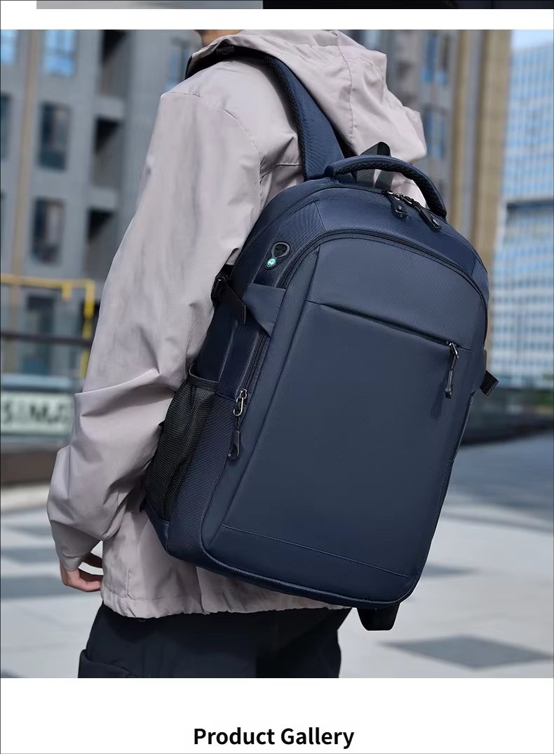 Anti-Theft Water-Resistant Large Capacity USB Business Oxford Laptop Backpack product detail